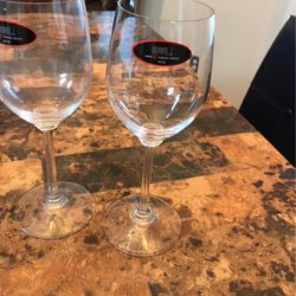 Pair Of Reidel  Grape Varietal Wine Glasses